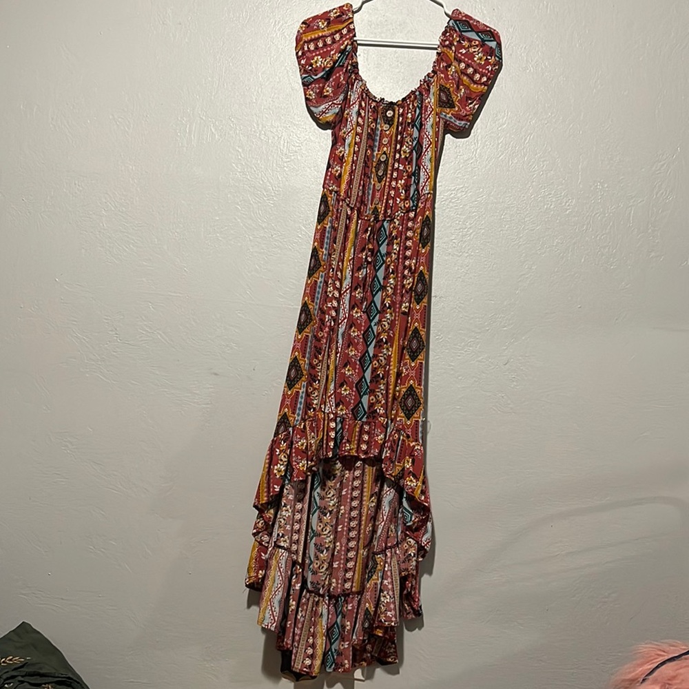 new look, boho dress, size large
